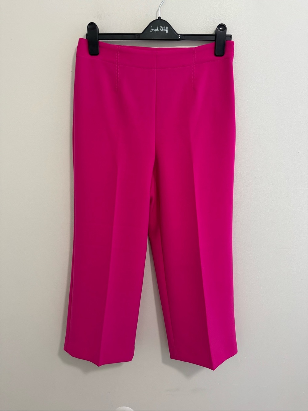 Ann Taylor Wide Leg Cropped Pink Pants